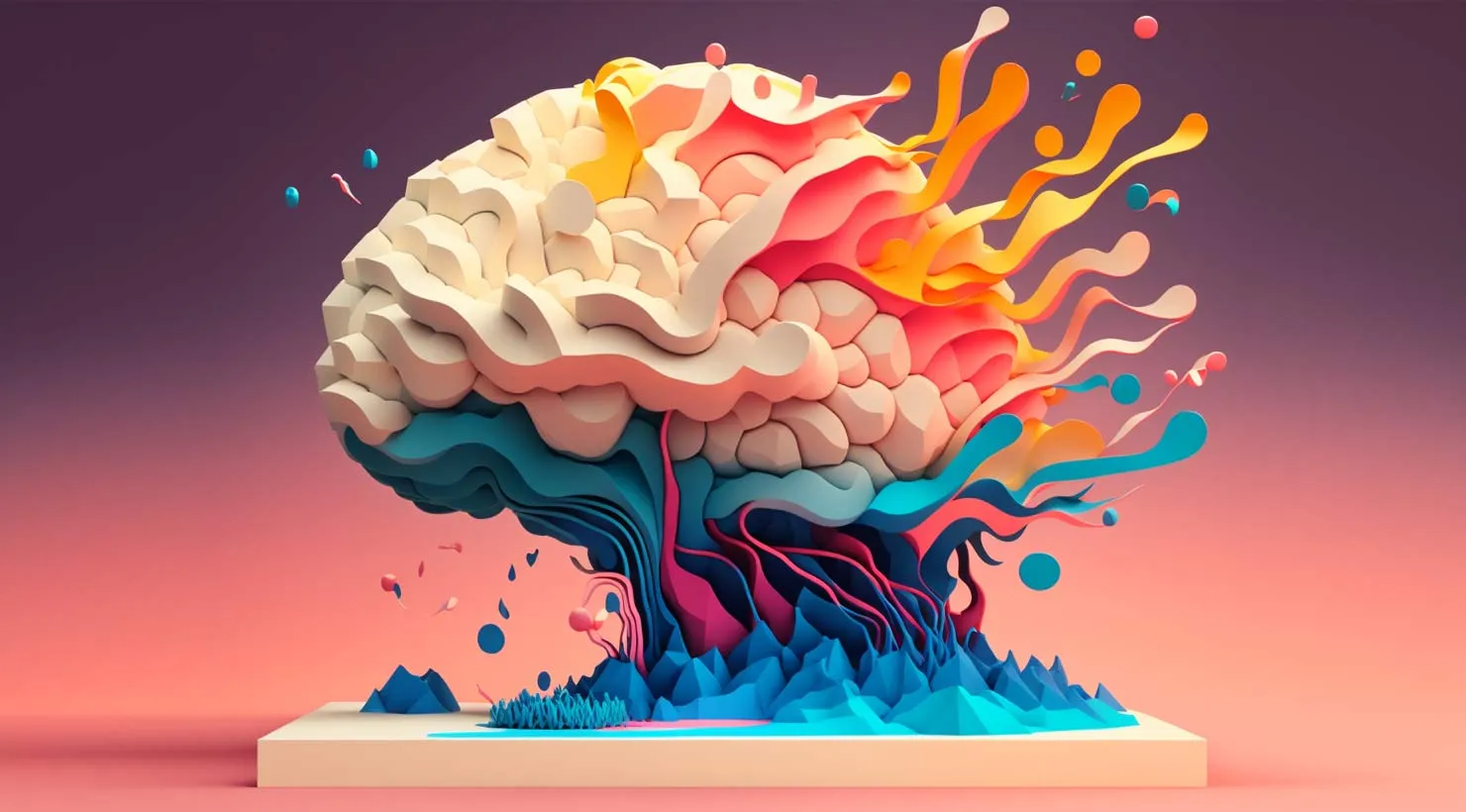 Woman experiencing brain fog