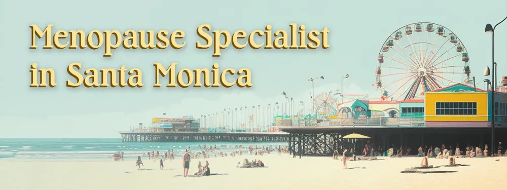 Illustration of the Santa Monica coastline